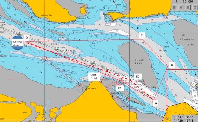 Marsden Cove Course Map © Cathy Vercoe LuvMyBoat.com http://www.luvmyboat.com